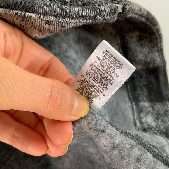 Calvin Klein Gray Plaid Zipper Jacket - Picture 10 of 10